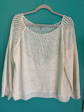 Toni Braelin slouchy off shoulder sweater